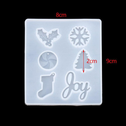 Charming Snowflake DIY Craft Set for Unique Christmas Jewelry and Ornaments