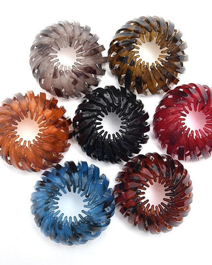 Chic Crystal Nest Hair Claw for Effortless Style