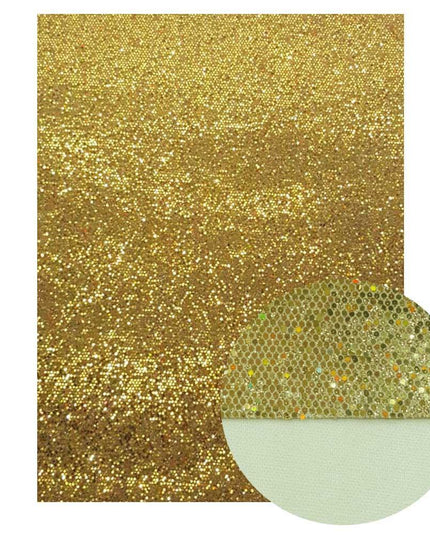 Luxurious Golden PU Leather Craft Sheets - Elevate Your DIY Projects!