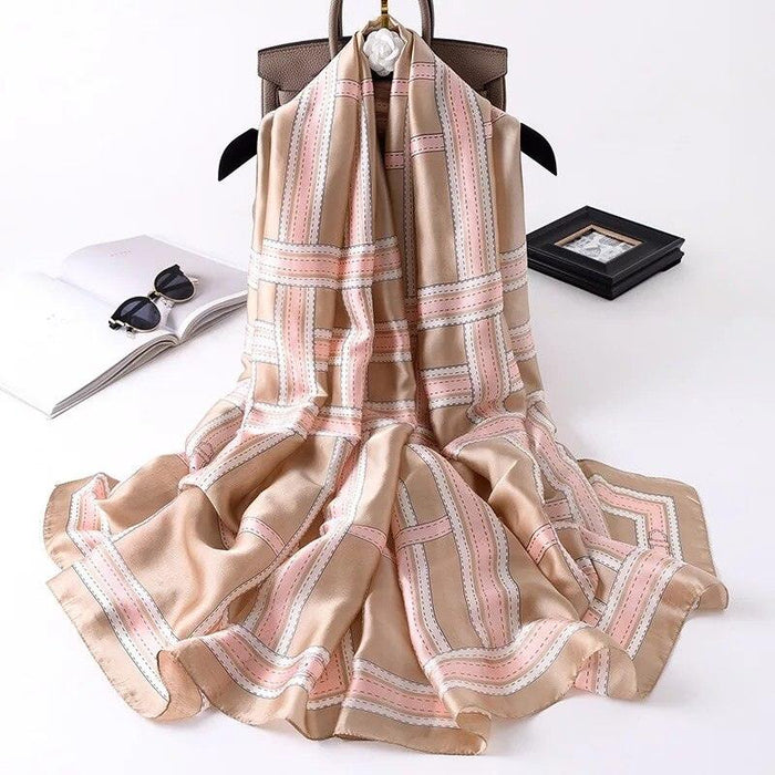 Elegant Summer Botanica Silk Scarf: Effortless Chic for Your Wardrobe