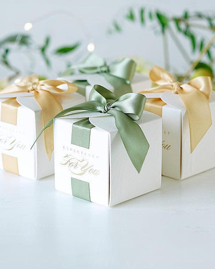Elegant Ribbon-Decorated Gift Boxes for Special Occasions