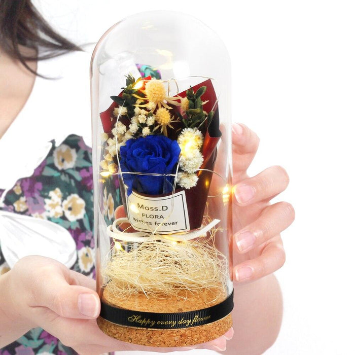 Illuminated Romance: The Enchanted LED Rose Dome