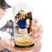 Timeless Elegance: Preserved Rose in Glass Dome on Wooden Stand