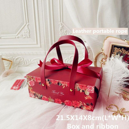 Chic Customizable Cake Box Set of 5 for Special Celebrations