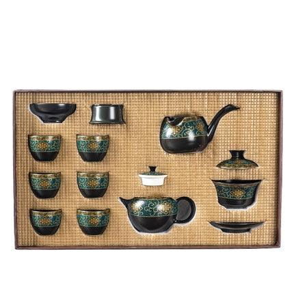 Elevate Your Tea Ritual with the Premium Ceramic Kung Fu Teapot Set