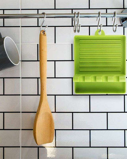 Stylish Kitchen Utensil Organizer with Spoon Rest and Spatula Holder