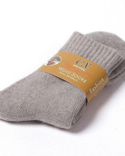 Cozy Men's Winter Wool Socks Set | 5 Pairs for Ultimate Warmth and Style