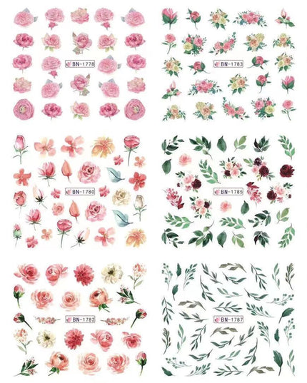 Winter Wonderland Russian Nail Art Decals