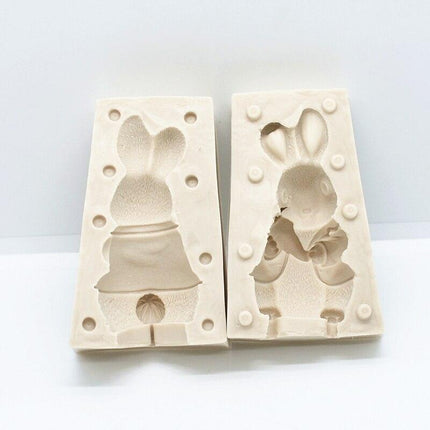 3D Rabbit Silicone Baking & Chocolate Mold Kit
