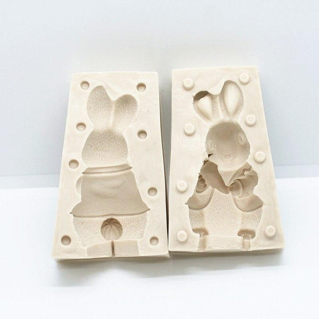 3D Rabbit Silicone Baking & Chocolate Mold Kit