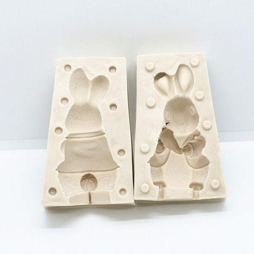 3D Rabbit Silicone Mold for Cake Decoration and Chocolate Making