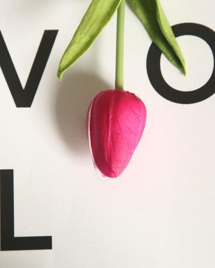 Lifelike 31-Piece Artificial Tulip Arrangement - Colorful Floral Centerpiece