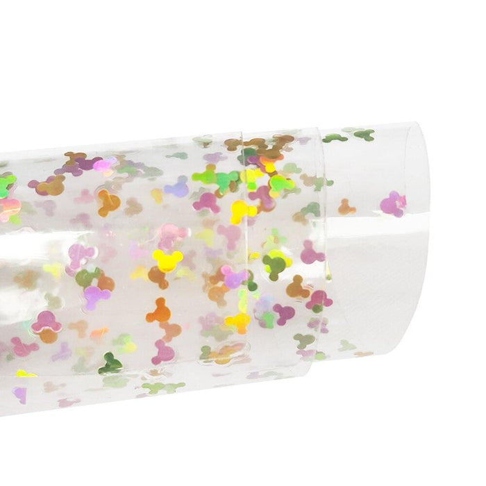 Glittering Star & Heart PVC Craft Sheets for Artistic Creations
