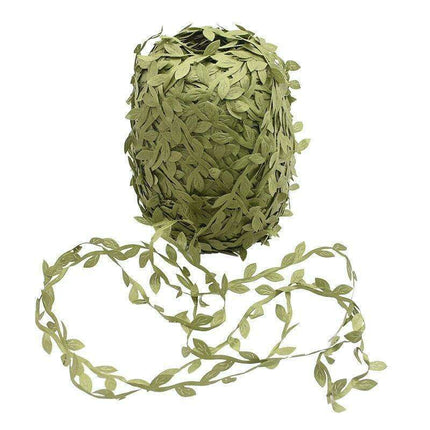 Nature-Inspired Green Ivy Vine Ribbon: Elevate Your Crafting and Decor with a Touch of Elegance