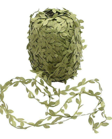 Nature-Inspired Green Ivy Vine Ribbon: Elevate Your Crafting and Decor with a Touch of Elegance