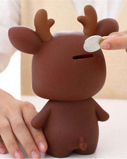 Playful Deer Piggy Bank: A Whimsical Touch for Savings and Decor