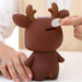 Cartoon Deer Resin Piggy Bank for Whimsical Savings