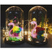 Eternal Elegance Glass Dome - Preserved Rose and Hydrangea for Timeless Charm