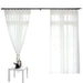 Elegant White Chiffon Sheer Voile Curtain for Modern Home Styling