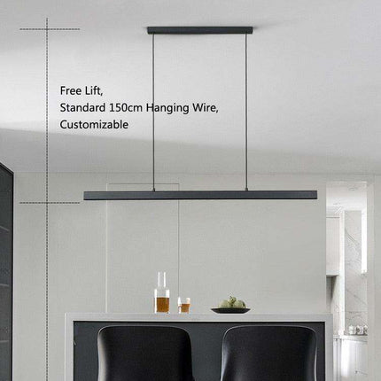 Contemporary LED Hanging Light Fixture for Dining, Kitchen, and Office Spaces