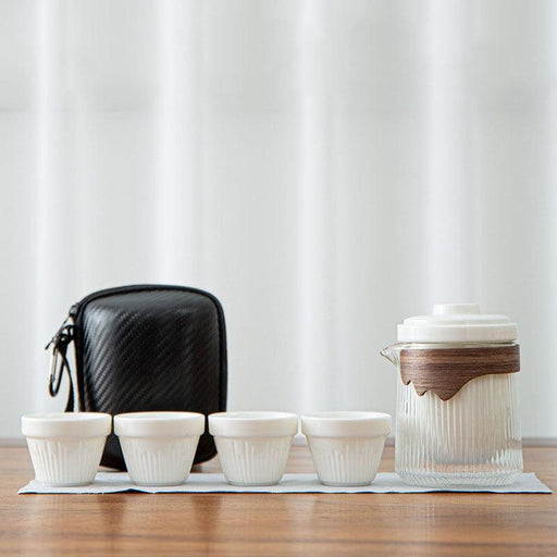 Luxury Revealed: Deluxe Ceramic Kung Fu Tea Set for Travelling