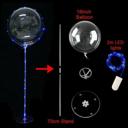 Illuminated Bobo Balloon Wonderland Display for Enchanting Celebrations
