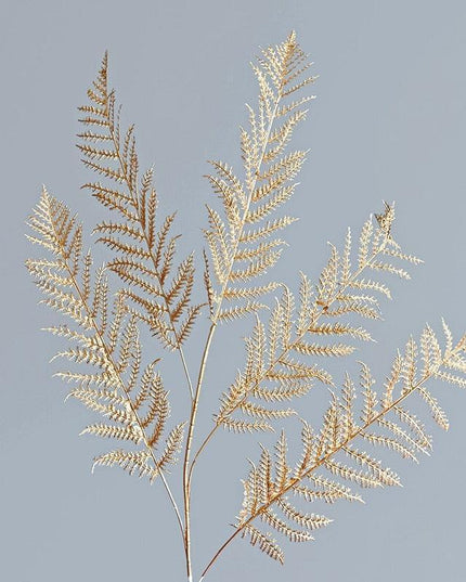 Gilded Maple Leaf Branch - Elegant Home & Office Decor Statement Piece