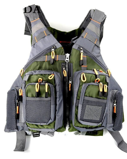 Premium Fishing Vest for Outdoor Adventures with Safety Features and Ample Storage