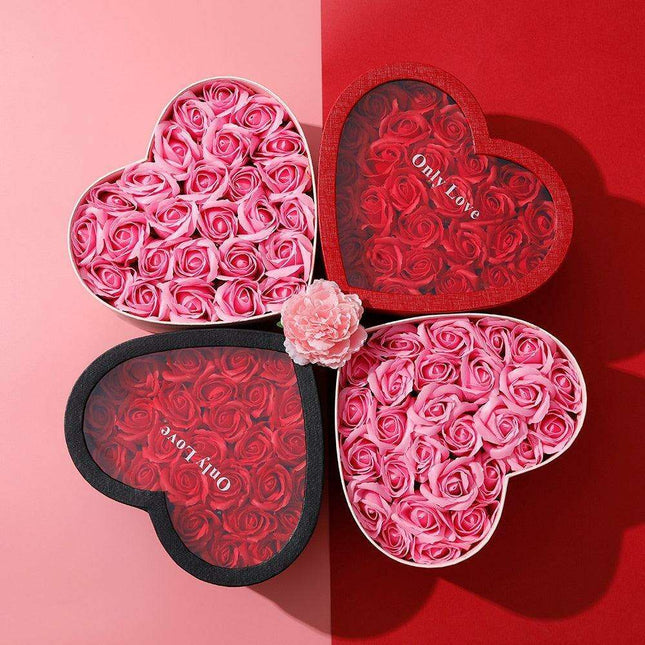 Romantic Rose Soap Flower Heart Box: A Lasting Expression of Love
