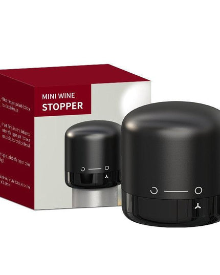 Elegant Champagne Preservation Stopper with Unique Spinning Lock