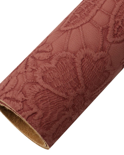 Chic Bloom: Premium Faux Leather Craft Sheets for Creative Expression