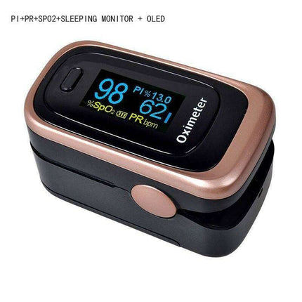 Compact Dual-Color OLED Finger Pulse Oximeter for Accurate Health Tracking