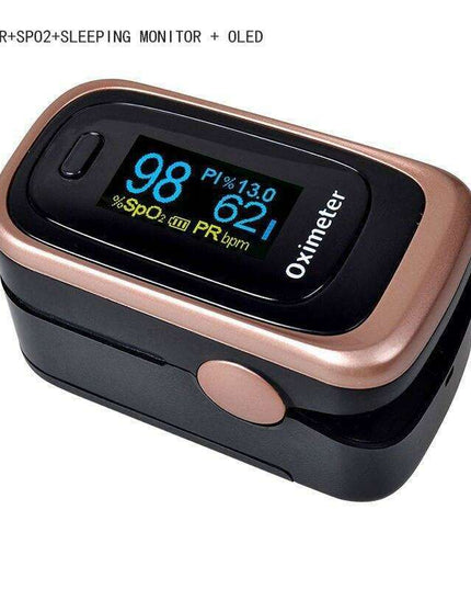 Compact Dual-Color OLED Finger Pulse Oximeter for Accurate Health Tracking