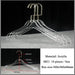 Stylish Acrylic Hanger Set with Attached Hanging Bar for Closet Organization