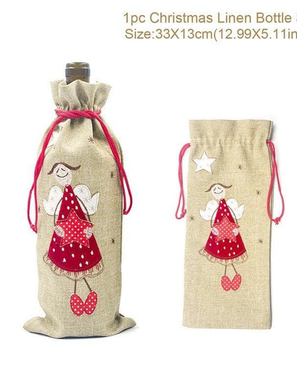Holiday Cheer Wine Bottle Dress: Celebrate in Festive Elegance