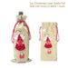 Holiday Cheer Wine Bottle Dress: Celebrate in Festive Elegance