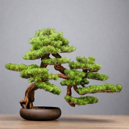 Elegant Chinese-Style Artificial Bonsai Tree: Perfect for Home and Office Aesthetics
