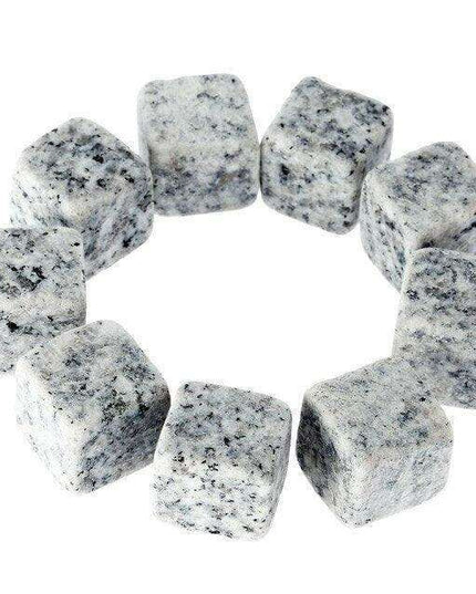 Luxury Golden Dice-Shaped Stainless Steel Chilling Stones for Beverages and Whiskey