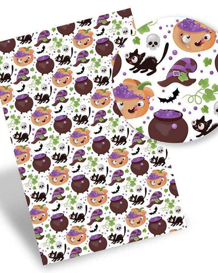 Autumn-Themed Eco-Conscious Faux Leather Crafting Kit for Creative Artisans