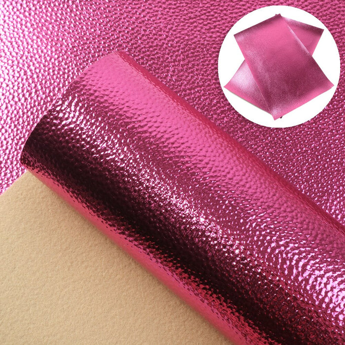 Luxurious Lychee Hollow Synthetic Leather Material for Crafting by David Accessories