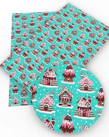 Festive Leather Crafting Kit: DIY Earrings and Bowknot Set