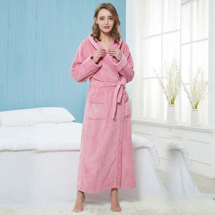 Cozy Unisex Hooded Kimono Robe for Winter Luxury