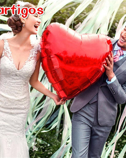 Love-Inspired Red Heart Foil Balloon Collection for Memorable Celebrations