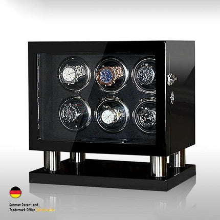 Luxurious Wooden Watch Winder Set for Timepiece Preservation