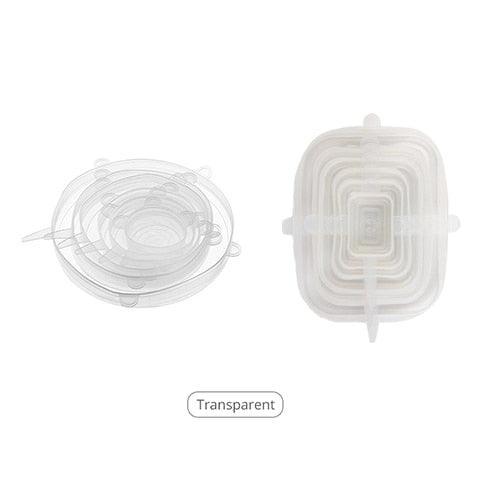 Versatile Silicone Food Storage Lid Set - Eco-Friendly Preservation Solution