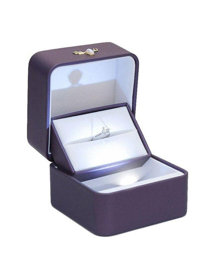Illuminated Jewelry Ring Box | Elegant LED Display Holder