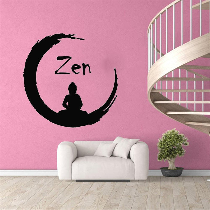 Zen Oasis: Premium Wall Stickers for Serene Fitness Sanctuaries