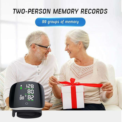 Voice-Activated Multilingual LCD Blood Pressure Monitor with Smart Touch Technology