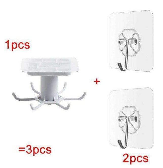 Multi-Functional 360° Rotating Waterproof Kitchen Caddy for Efficient Storage Solutions