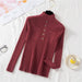 Chic Autumn Knitted Button Sweater | Zoki Pullover - Women's Fashion